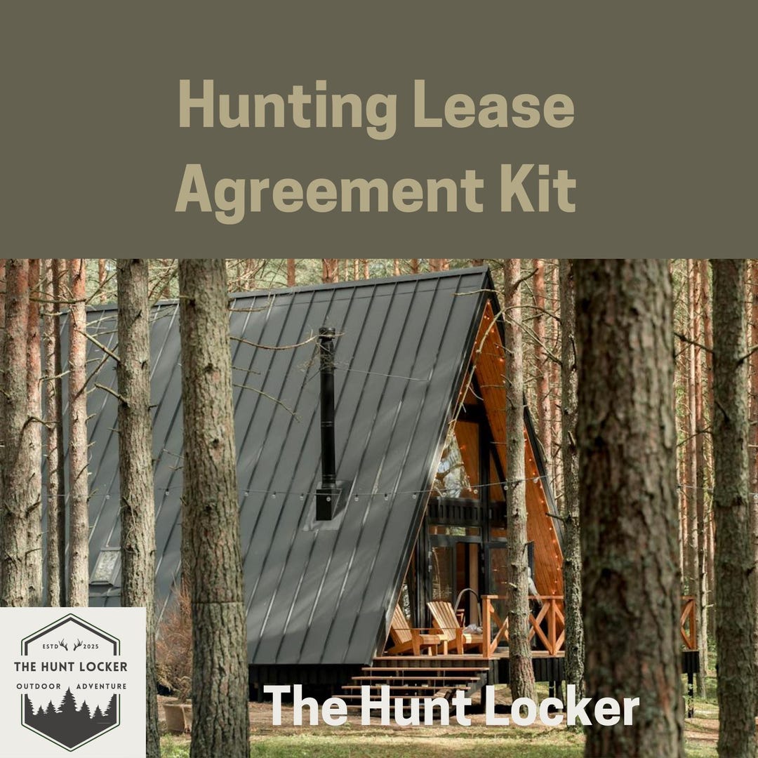 Hunting Lease Agreement Kit: A Hunter’s Guide to Securing Private Land ...