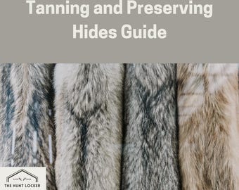 Gids voor bruinen en conservering verbergen: hertenhuiden, bont (digitale download)
