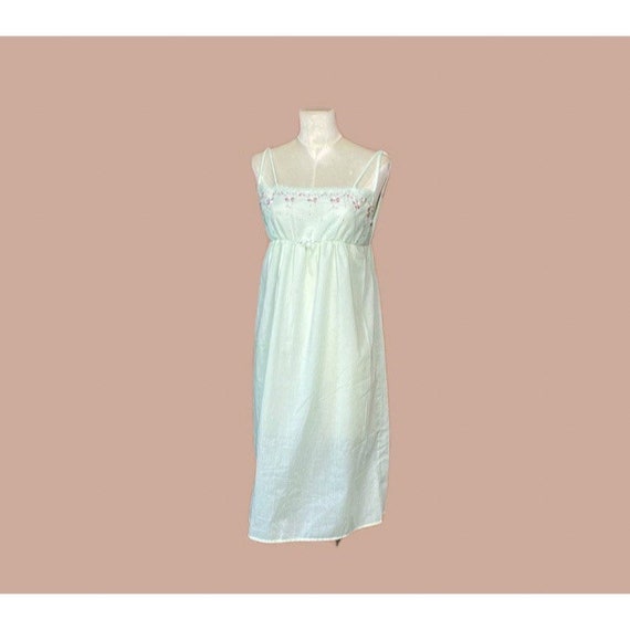 Sweet 1980s Cotton Blend Lightweight Pastel Green 