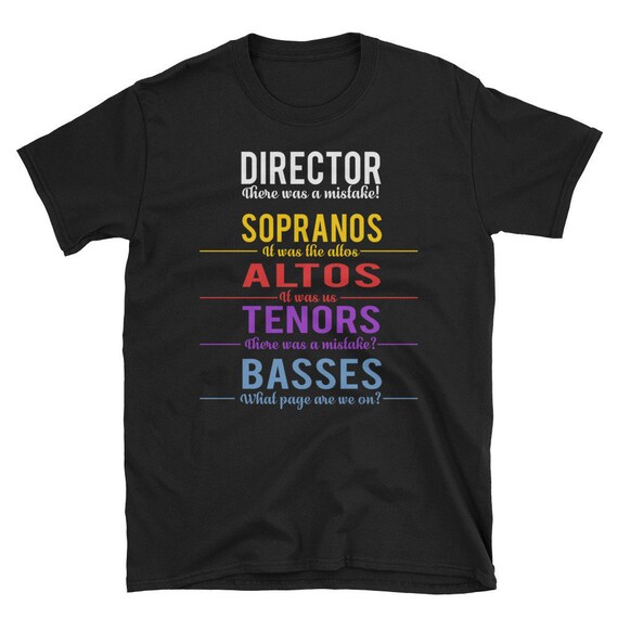 funny choir shirts