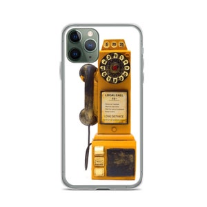 Etui na telefon stacjonarny Vintage Rotary Pay Phone, etui - Apple iPhone, Samsung, etui Flexi, etui Tough, etui biodegradowalne, etui na kartę kredytową lub dowód osobisty