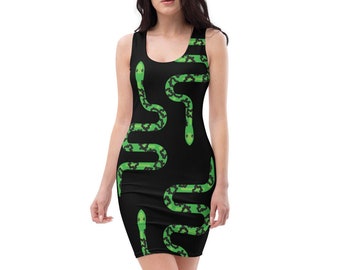 slim fit dress slacks Snake Print Maxi Shirt Dress – Heidi Klein main image 1