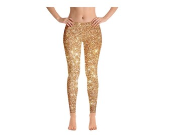 Sparkly Yoga Pants - Etsy