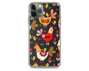 Chickens Phone Case, Cover - Apple iPhone, Samsung Galaxy, Flexi Case, Tough Case, Biodegradable Case, Credit Card or ID Card Holder Case