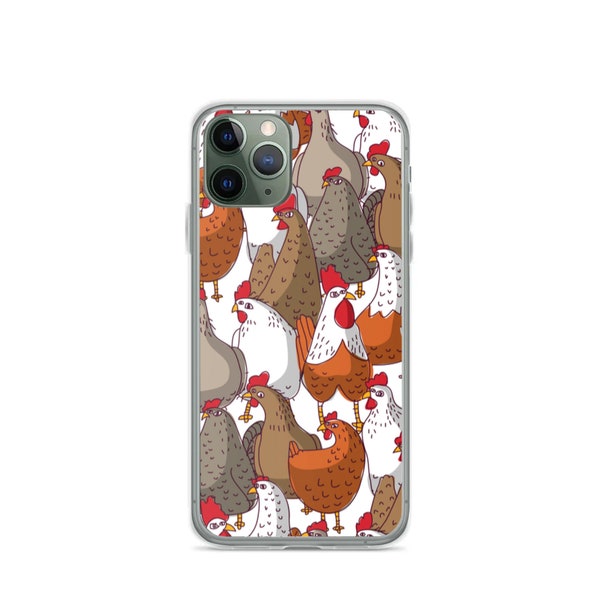 Chickens Phone Case, Cover - Apple iPhone, Samsung Galaxy, Flexi Case, Tough Case, Biodegradable Case, Credit Card or ID Card Holder Case