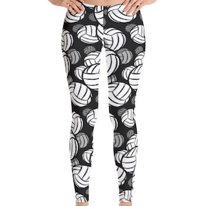 VOLLEYBALL Leggings, Capri, Plus, Kids, Shorts, Joggers, Volley, Set, Spike, Net, Game, Match, Sport, Sports, Competitive -Volleyball1