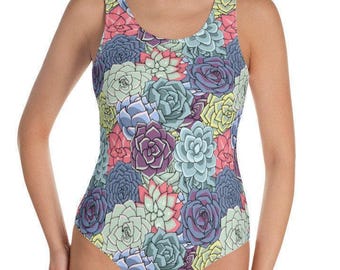 SUCCULENT Bikini, Swimsuit, Bathing Suit - Women's, Youth, Kids, Children, Swim, Summer, Cacti, Desert, Cactus, Flowers, Super Bloom