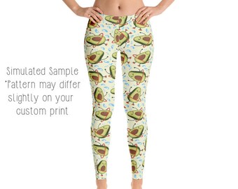 Fruit and Veggie Pattern Print Purple Kid/'s Leggings Vegan Childrens Leggings Vegetarian Kids Cloths Cute Veg Youth Outfit