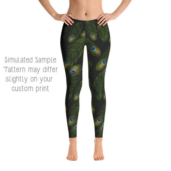 Feather Leggings Etsy