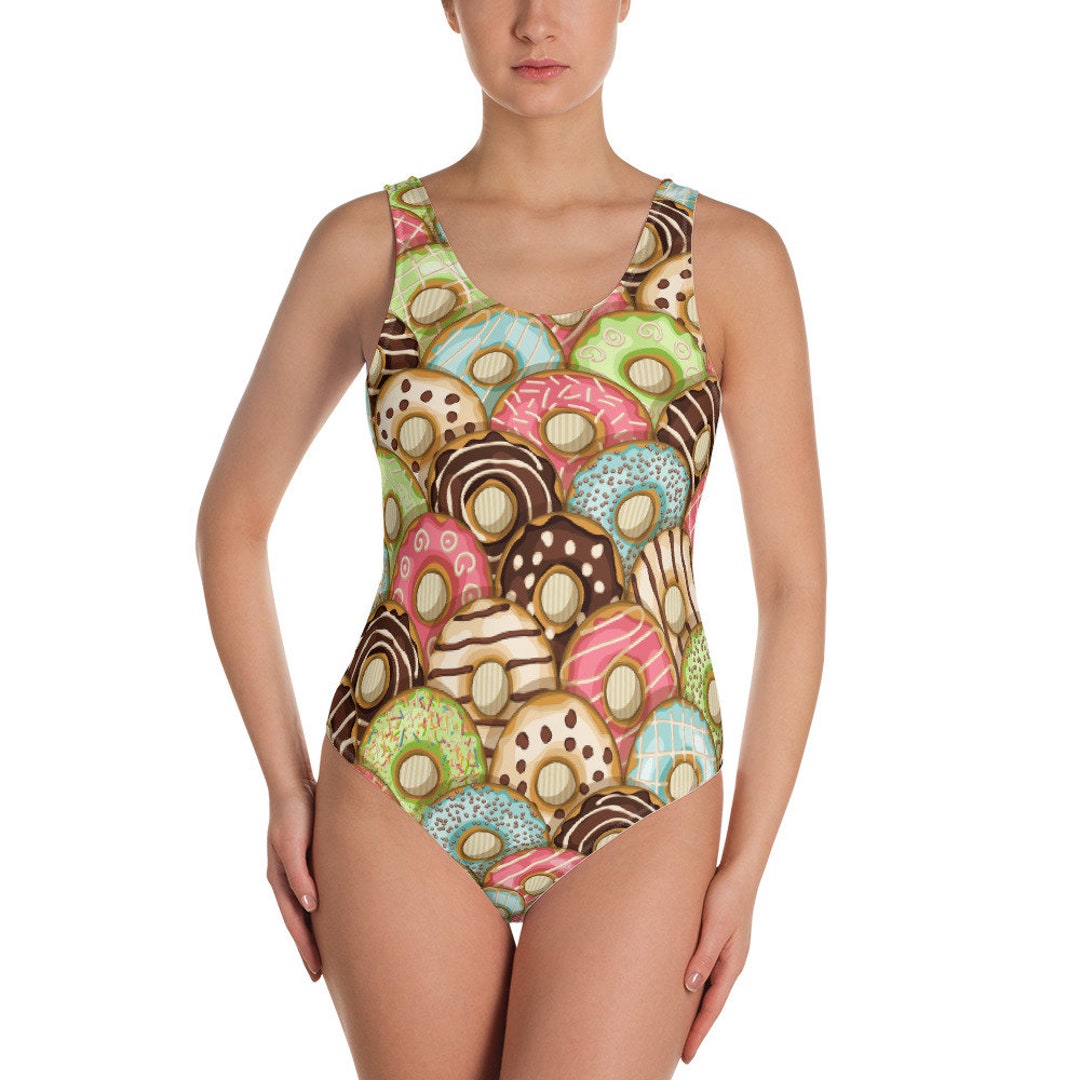 DONUT Bikini Swimsuit Bathing Suit Women's Mens Etsy