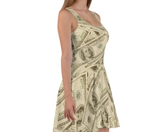 Money print dress discount