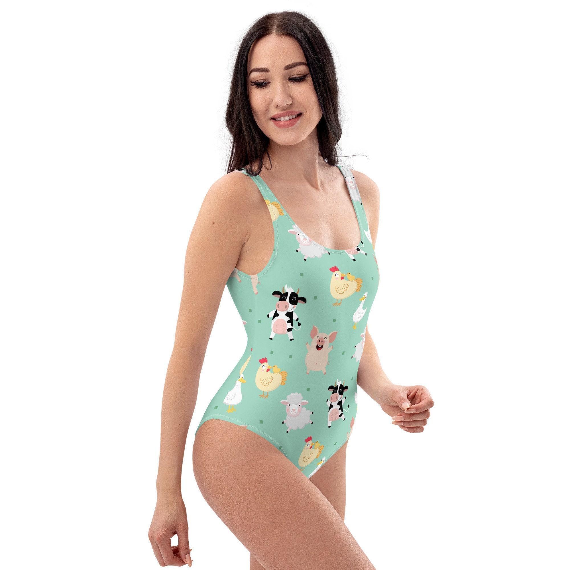 FARM ANIMALS Bikini, Swimsuit, Bathing Suit - Kids, Youth, Beach