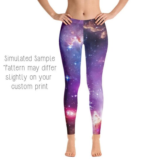 GALAXY SPACE Leggings Capri Plus Kids Shorts Joggers Stars Moon Sun Planet Constellations Milky Way Cosmic Cosmos Planetary Etsy Australia