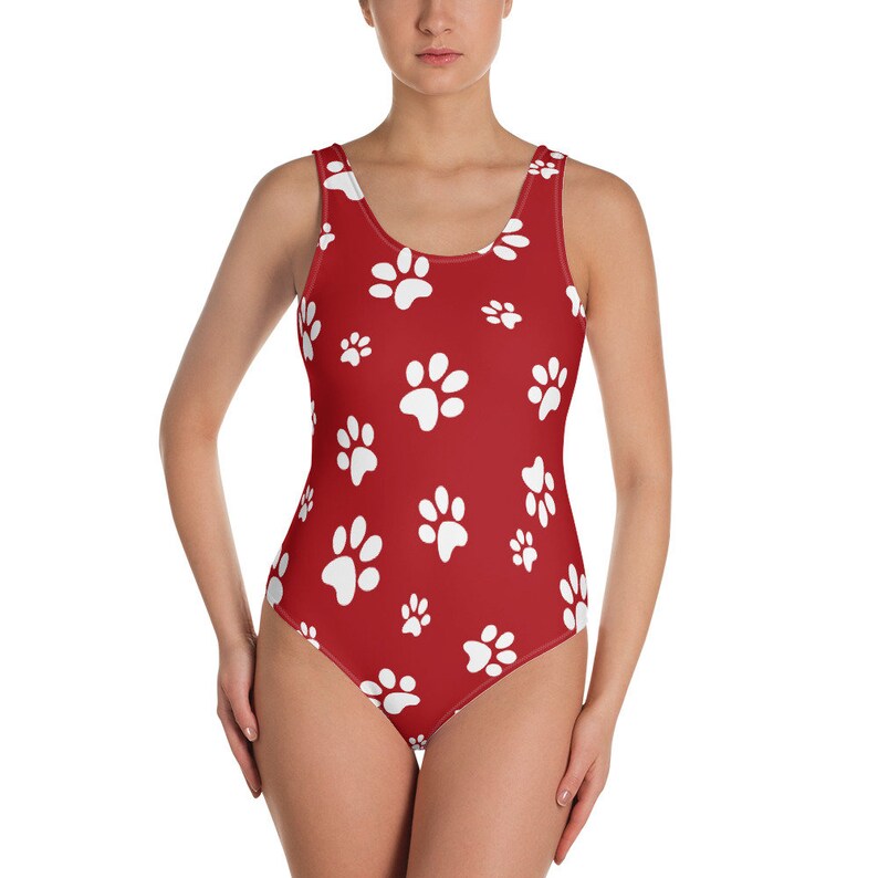 Ertyz Dog Lover Dog Pawprint One Piece Swimsuit for Girl Childrens Bathing Suit Ertyz Dog Lover Dog Pawprint One Piece Swimsuit for Girl Childrens Bathing Suit