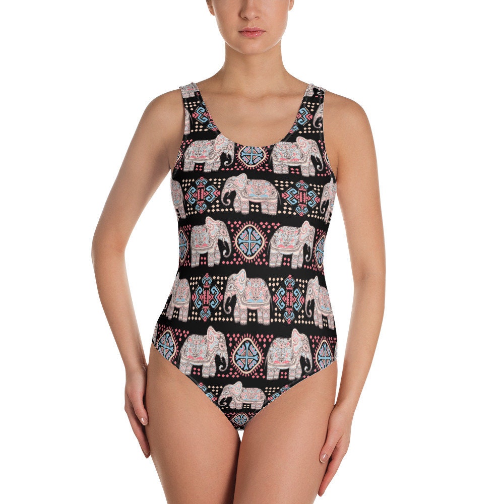 Discover ELEPHANT Bikini, Swimsuit, Bathing Suit - Women's, Youth, Kids, Children, Stars, Summer, Swim, Club, Resort, Aztec, African, Asia, Smart