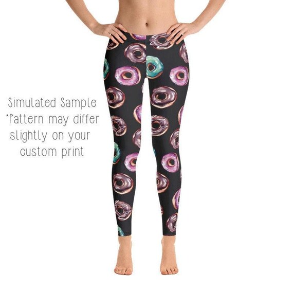 DONUT Leggings, Capri, Plus, Kids, Shorts, Joggers, Breakfast