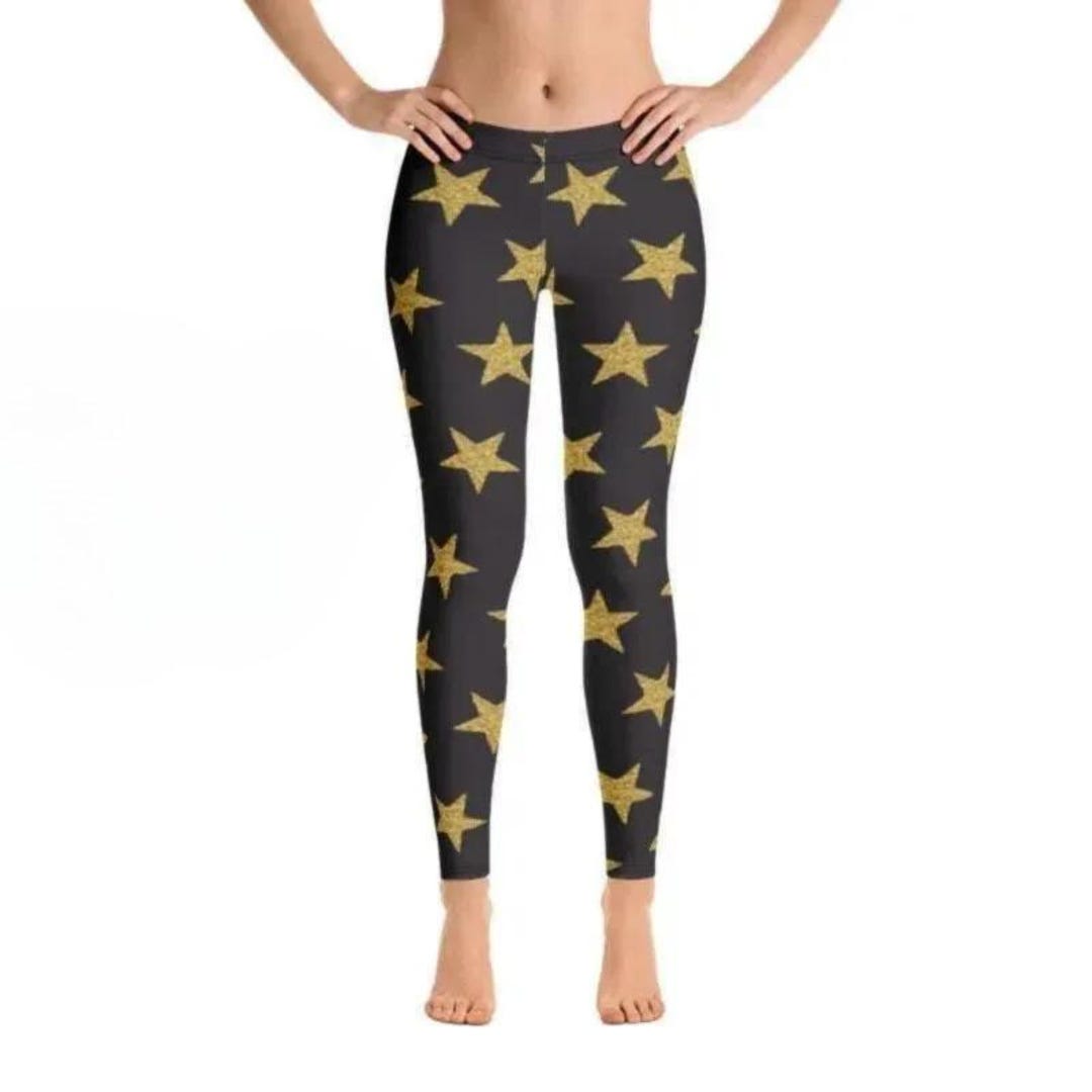 Gold Star Night Sky Aesthetic, Celestial Stars Pattern, Cosmic Dreamy ...