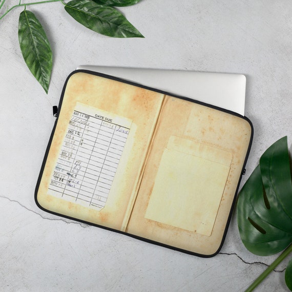 Library Card Laptop Sleeve, 13 Inch, 15 Inch, Ipad, Case, Protective, Cover,  Neoprene, Macbook, Dell, Chromebook, PC, Apple, Book, Bookish - Etsy Ireland