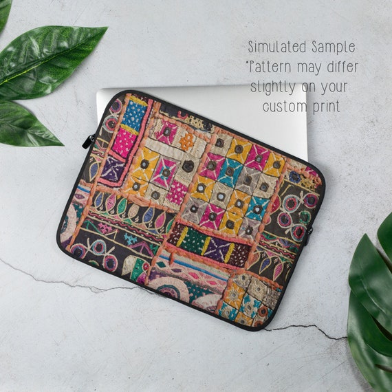 PRINTED Quilt Patterned Laptop Sleeve 13 Inch 15 Inch iPad Case Protective Cover Neoprene MacBook Dell Chromebook Surface Acer PC Apple Etsy