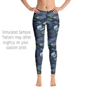 ELECTRONICS Leggings, Capri, Plus, Kids, Shorts, Joggers, Computer, Tech, Technology, Mother Board, Circuits, Electronics, Mathmatics