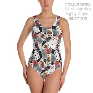 POKER CHIPS Casino Bikini, swimsuit, Bathing Suit - Women&#39;s, Youth, Kids, Children, Vacation, Playing Cards, Gamble, Gambling, Las Vegas