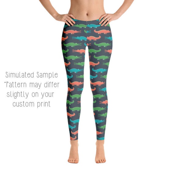 Alligator print best sale leggings