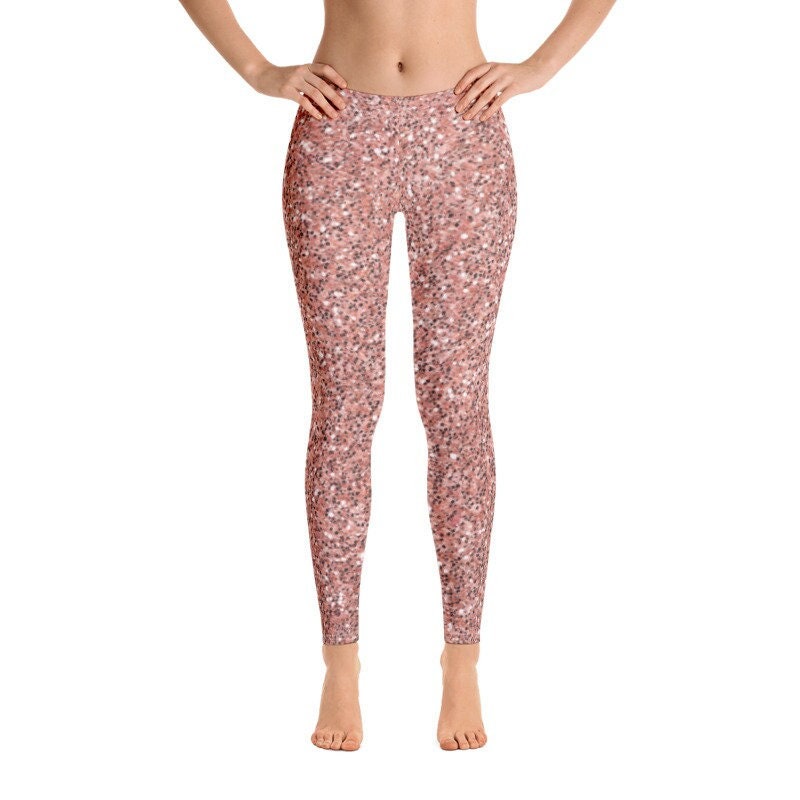 Rosegold Diamond Legging, Women's Leggings