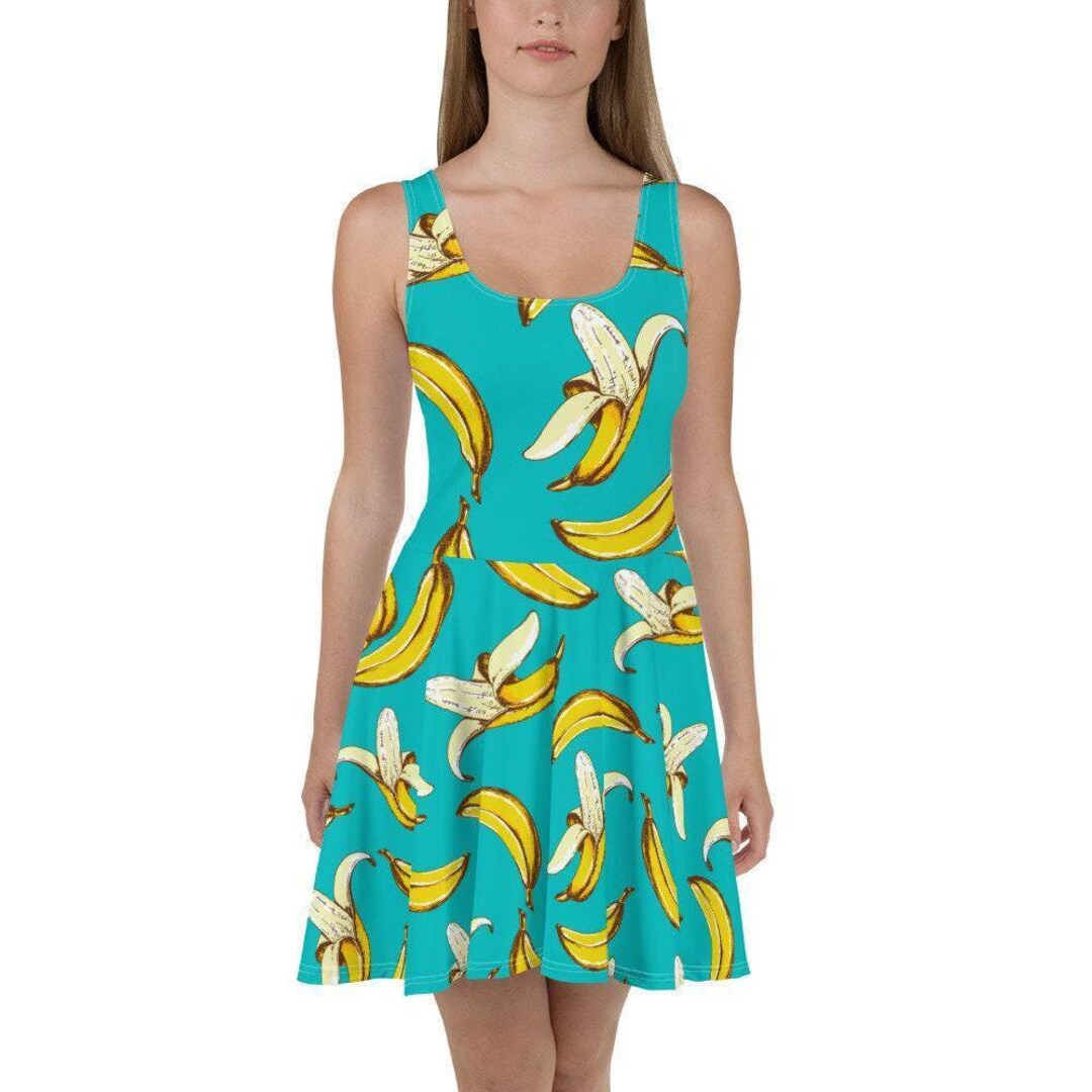 dress with bananas Beige Fresh Bananas Maxi Dress  FARM Rio