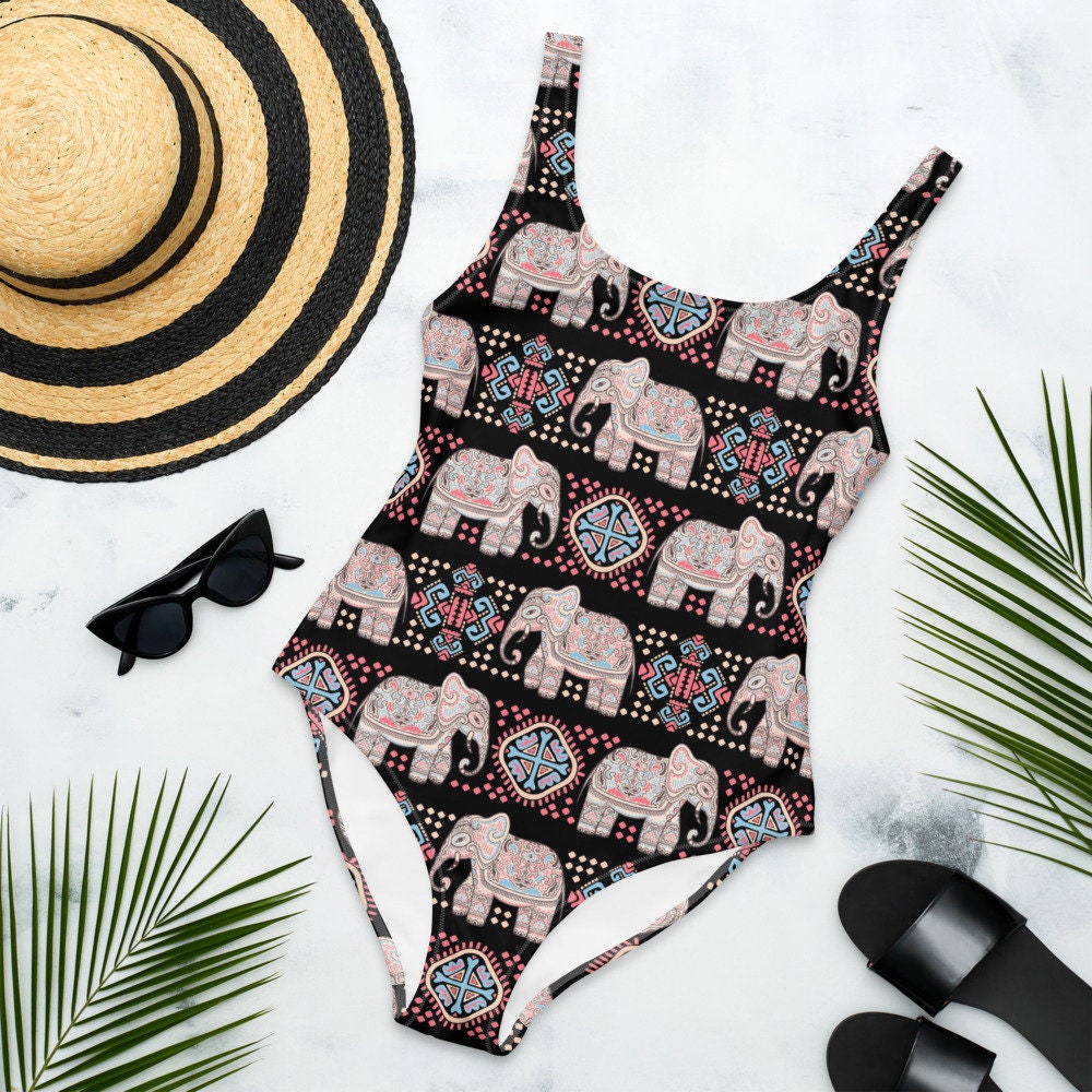 Discover ELEPHANT Bikini, Swimsuit, Bathing Suit - Women's, Youth, Kids, Children, Stars, Summer, Swim, Club, Resort, Aztec, African, Asia, Smart