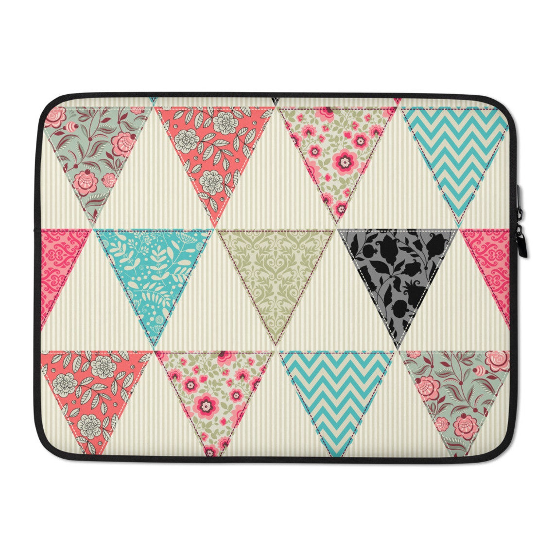 PRINTED Quilt Patterned Laptop Sleeve 13 inch 15 inch iPad Etsy
