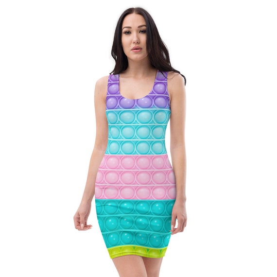 pastel colors dress