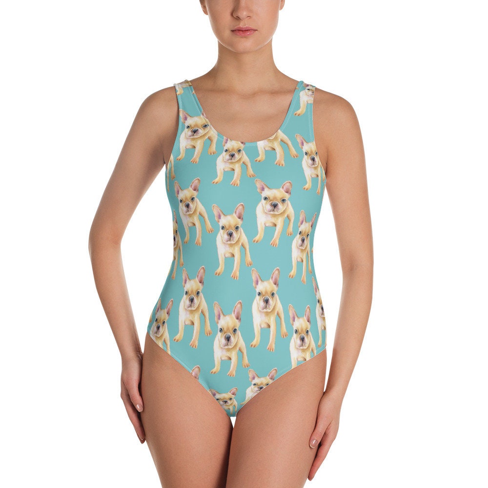 French Bulldog Bikini, Swimsuit, Bathing Suit Women's, Mens, Youth