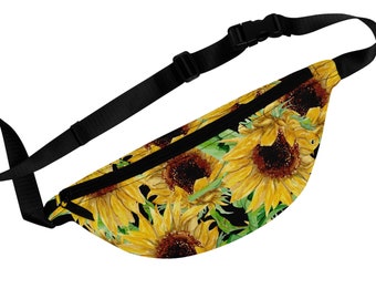 Sunflower Fanny Pack Hip Pack Pocket Belt Pouch Retro Street Wear Safe School Work Travel Vacation Purse Wallet Market Store Country Etsy
