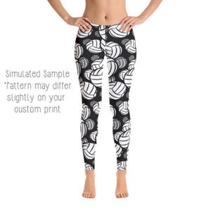VOLLEYBALL Leggings, Capri, Plus, Kids, Shorts, Joggers, Volley, Set, Spike, Net, Game, Match, Sport, Sports, Competitive -Volleyball1