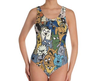 DOG Bikini, Swimsuit, Bathing Suit - Women's, Youth, Kids, Children, Swim, Summer, Puppy, Pooch, Playful, Best friend, Puppies, Dogs, Pet