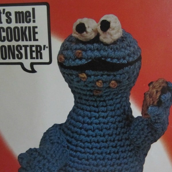 Vintage Cookie Monster Crochet Pattern