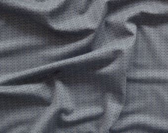 Viscose jersey PO092402-15 in grey with fine jacquard pattern