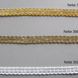 Borde brocado nº 8875 con hilo redondo de Lurex (1,40 EUR/metro)