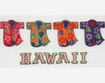 Glitter/foil iron-on motif NS 272 - Hawaii