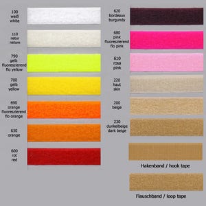 Premium hook and loop fastener for sewing, No. 92665, width 20 mm (EUR 2.00/meter) image 2