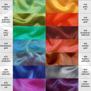Tessuto organza - Organza bicolore L720b