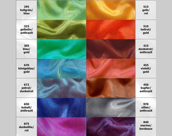 Organza fabric - Organza two tone L720b