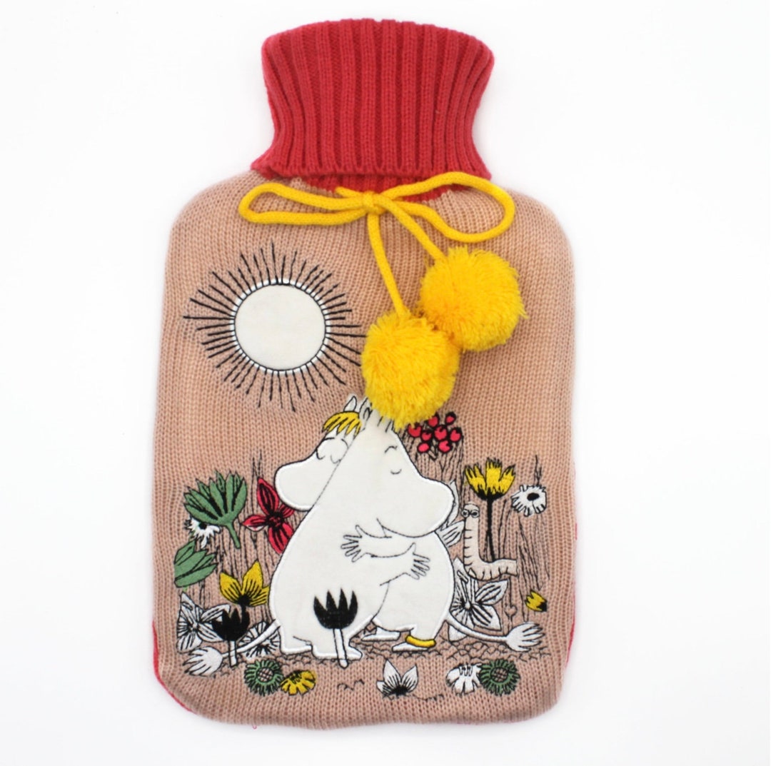 Moomin Hot Water Bottle Moomin Love Hot Water Bottle Etsy