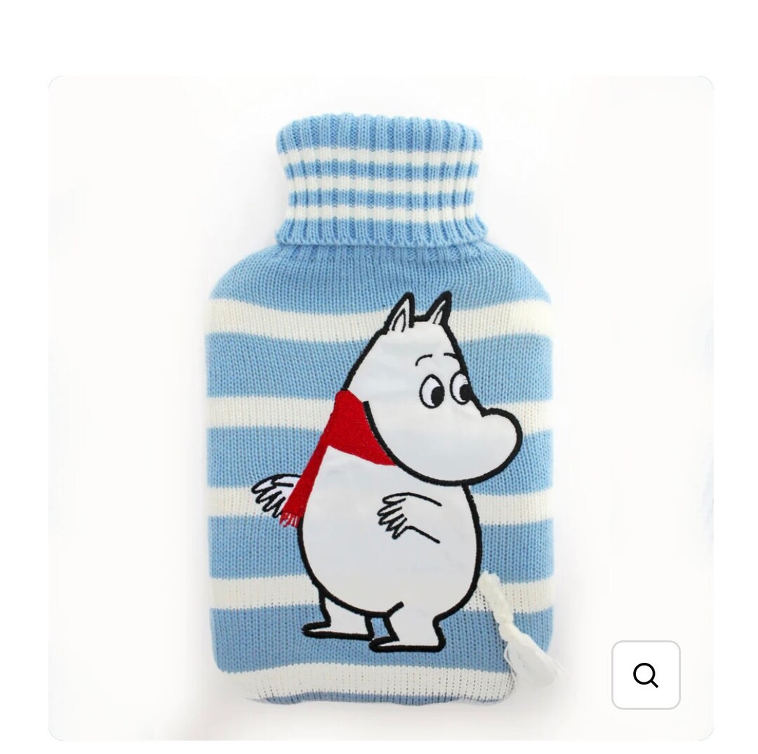 Moomin Hot Water Bottle, Moomin Stripy Hot Water Bottle, Etsy UK