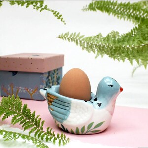 Bird egg cup - secret garden