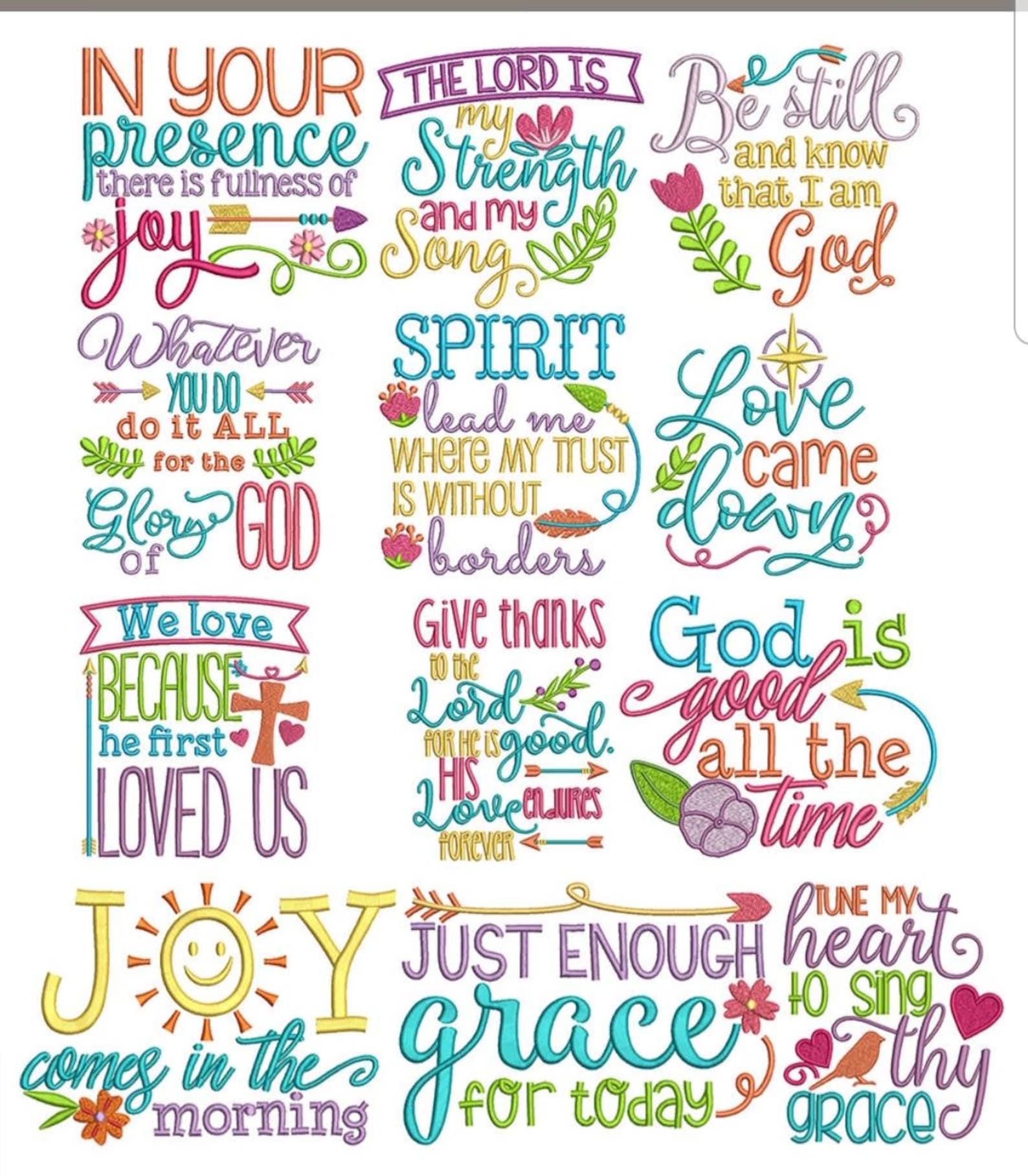 Embroidered Biblical Towel/kitchen Towel With Bible Etsy