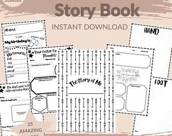 Foster Care Lifebook Life Story Memory Book Printable 41 Pages PDF ...