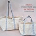 2 Sizes | Utility Tote Bag PDF Sewing Pattern and Tutorial | Instant ...