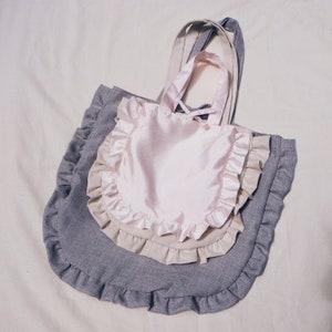 Ruffle Tote Bag | PDF Sewing Patterns With Tutorial | Small Medium ...