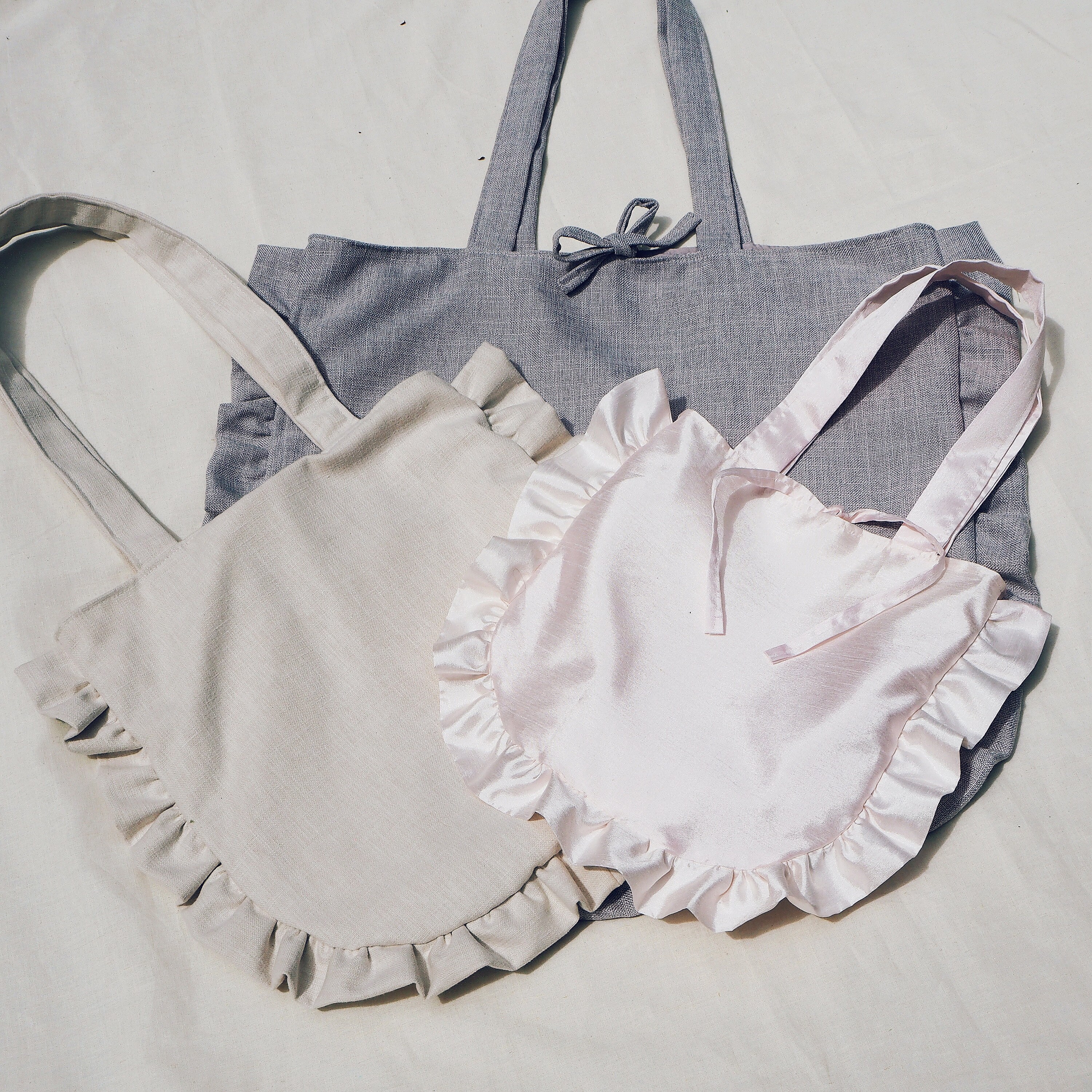 Ruffle Tote Bag | PDF Sewing Patterns With Tutorial | Small Medium ...
